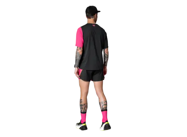 Dynafit DNA men's running shirt short sleeve Pink Glo