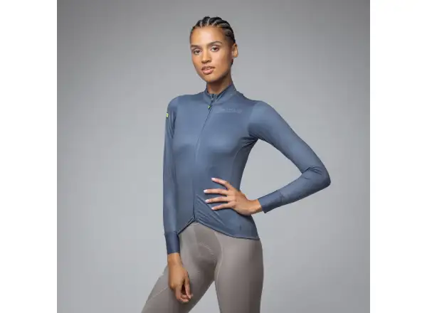 Alé PR-E Follow Me 2.0 women's insulated jersey long sleeve Powder Blue