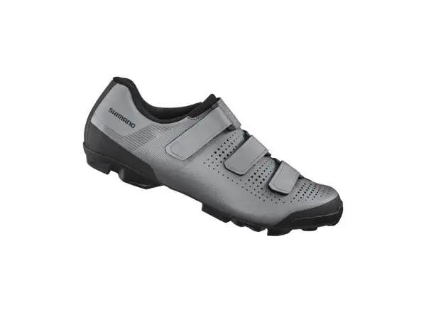 Shimano SH-XC100 men's MTB shoes silver