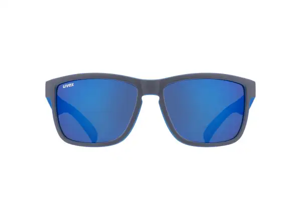 Uvex LGL 39 glasses Grey Mat Blue/Mirror Blue