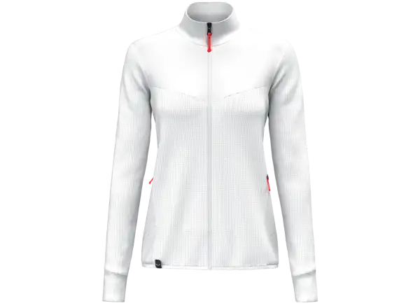 Salewa Puez Waffle HYB PL women's sweatshirt White