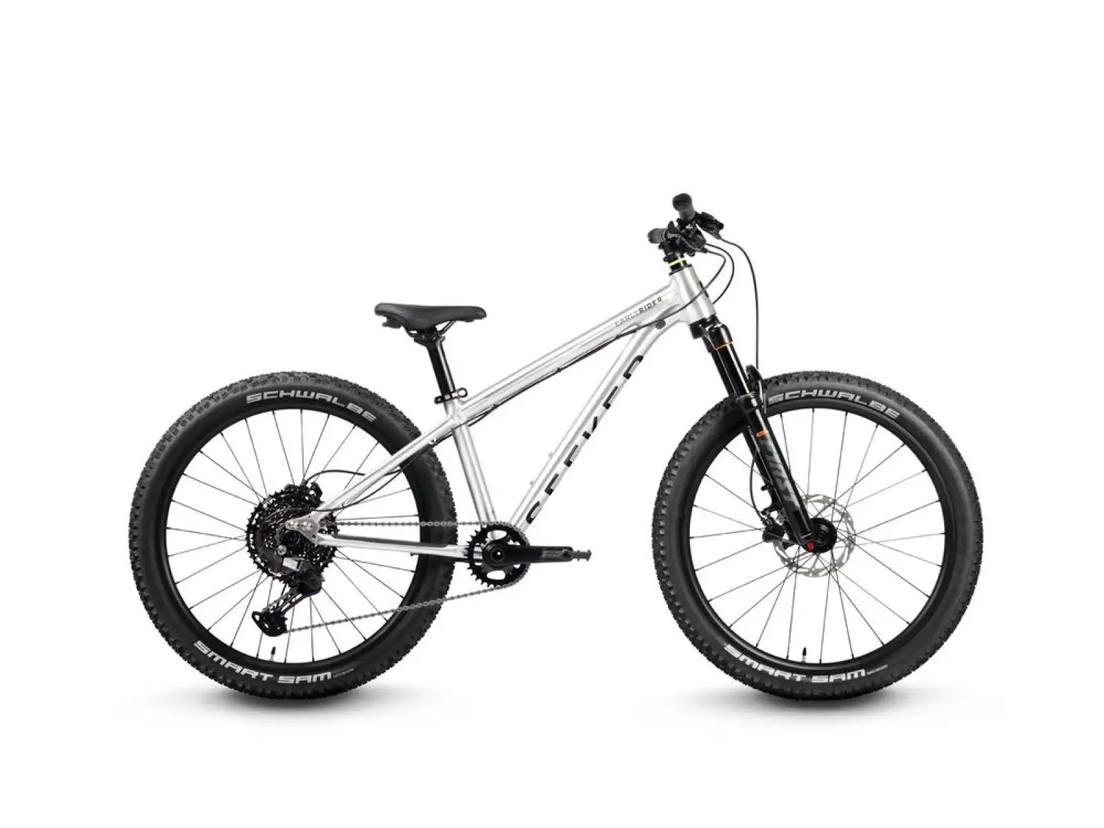 Early Rider Seeker X24 kids bike Brushed Aluminium 2025