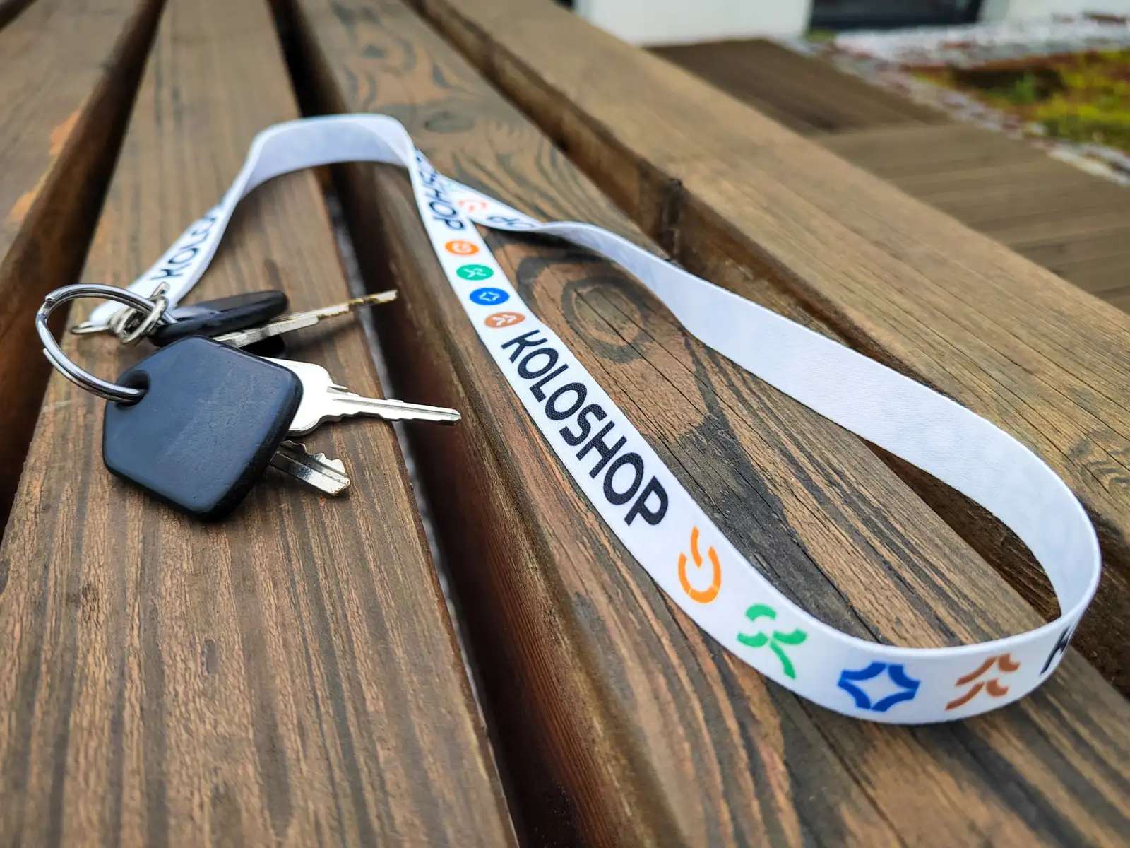Koloshop lanyard white