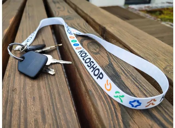 Koloshop lanyard white