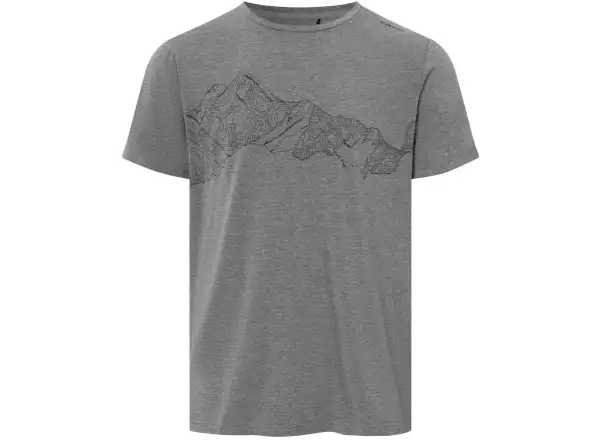 Viking Lako men's T-shirt short sleeve dark grey