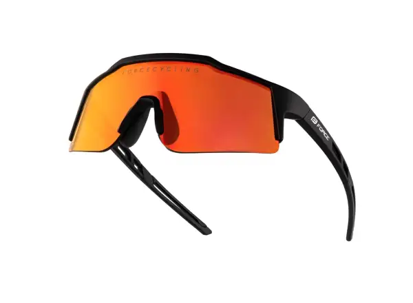 Force Nitro junior cycling glasses black/red mirrored lens