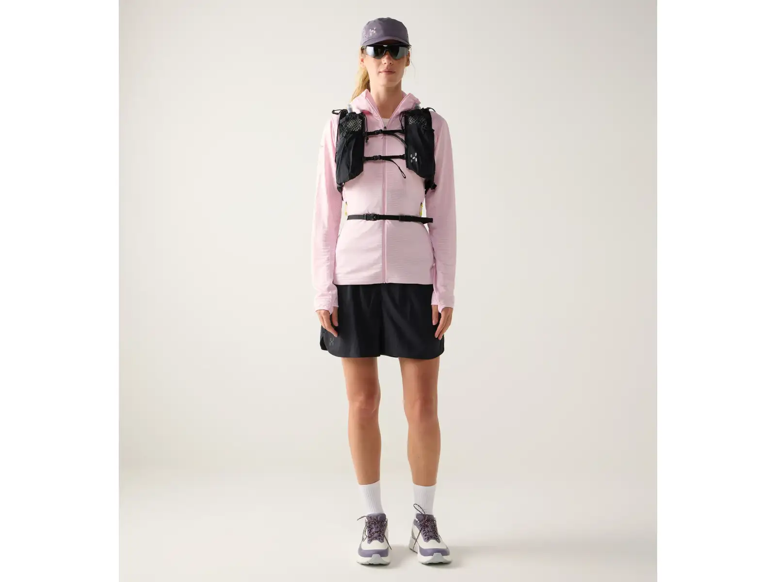 Haglöfs L.I.M Mid Multi Hood women's hooded sweatshirt Fresh Pink