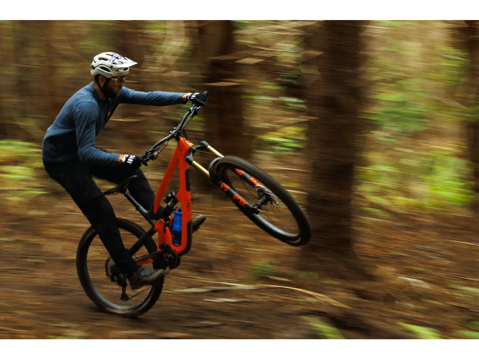 Ibis HD6 XT Di2 full-suspension mountain bike Orange