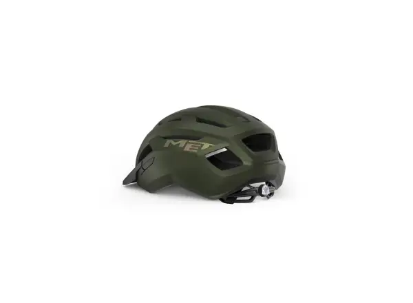 MET Allroad cycling helmet Olive Iridescent