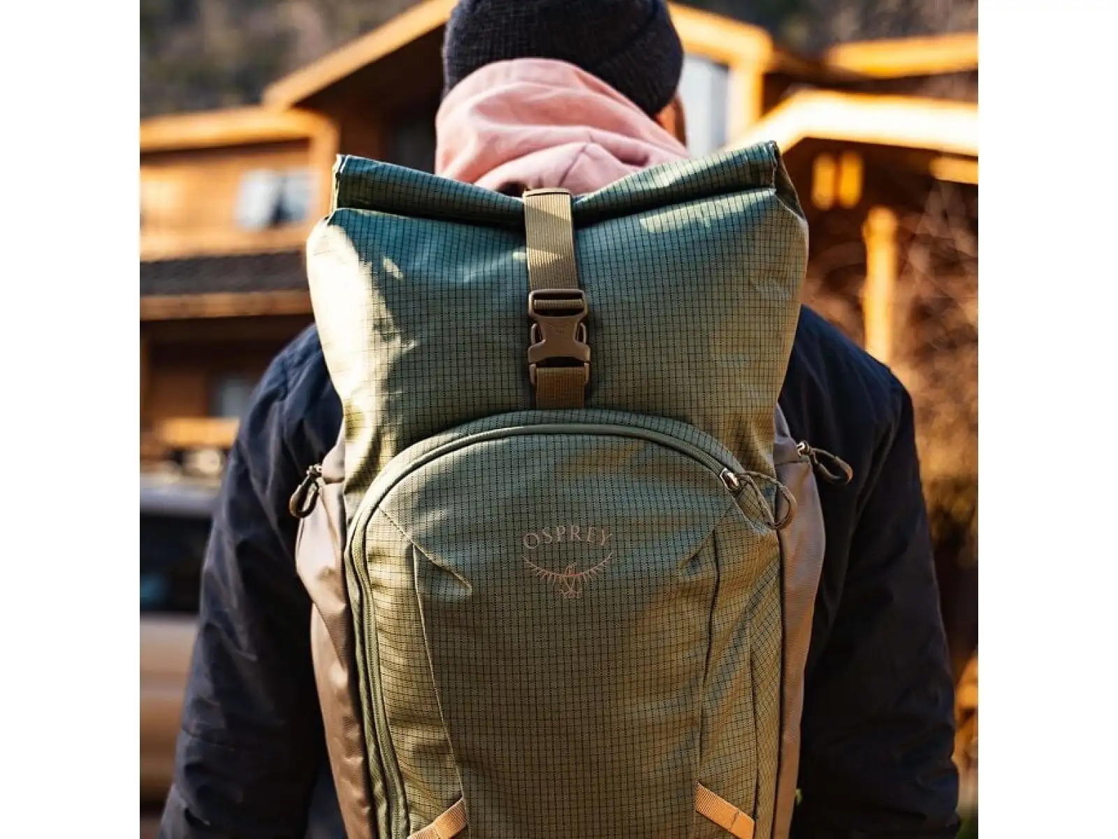 Osprey Transporter Roll Top backpack Raven Black