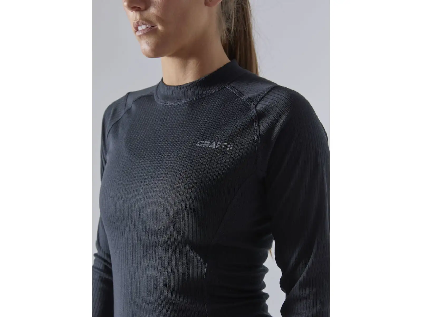Craft Core Dry Baselayer women's set long sleeve shirt + pants black