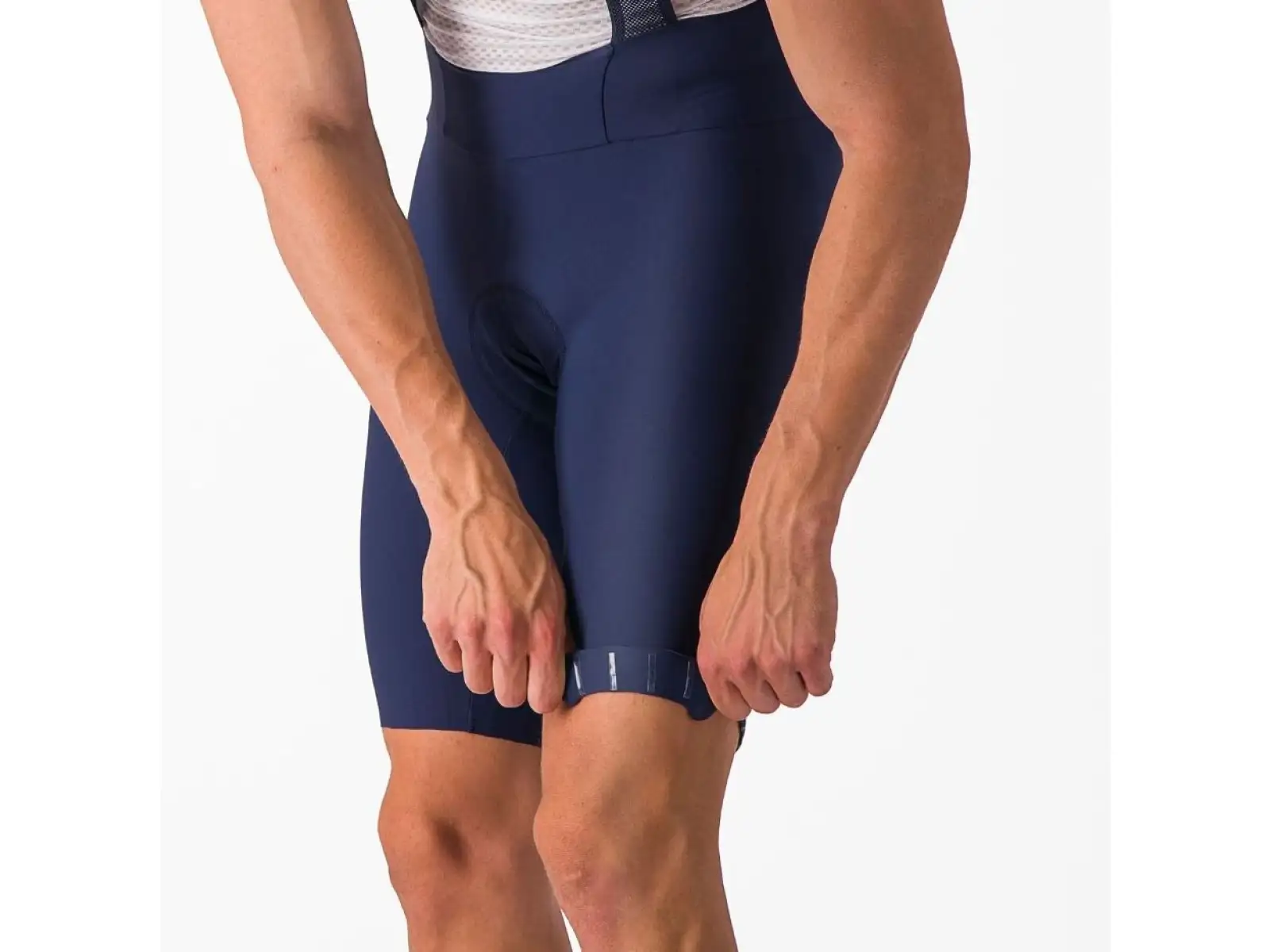 Castelli Espresso 3 men's shorts with insert and straps Belgian Blue