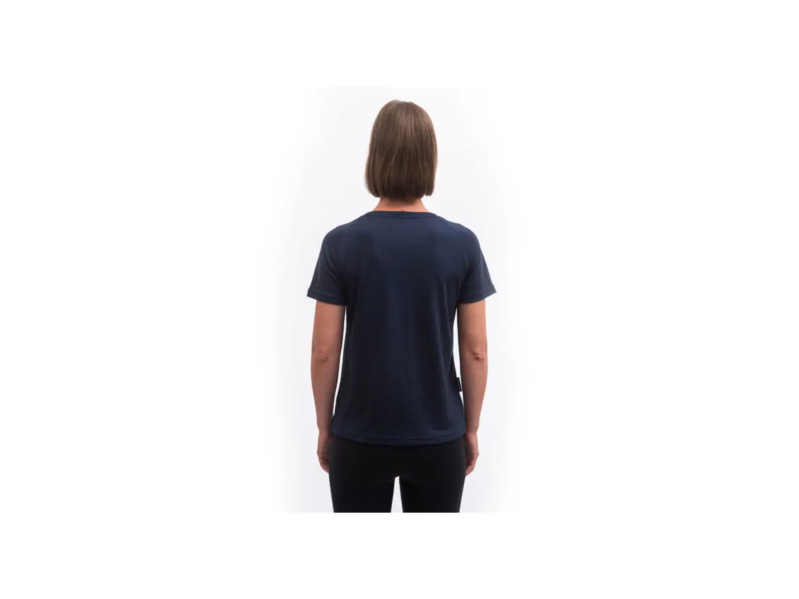 Sensor Merino Blend Moon women's short sleeve T-shirt Deep Blue
