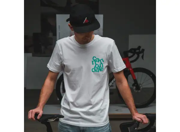 Cannondale Lifestyle t-shirt short sleeve White/Turquosie