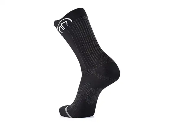 Sidas Run Anatomic Crew running socks black