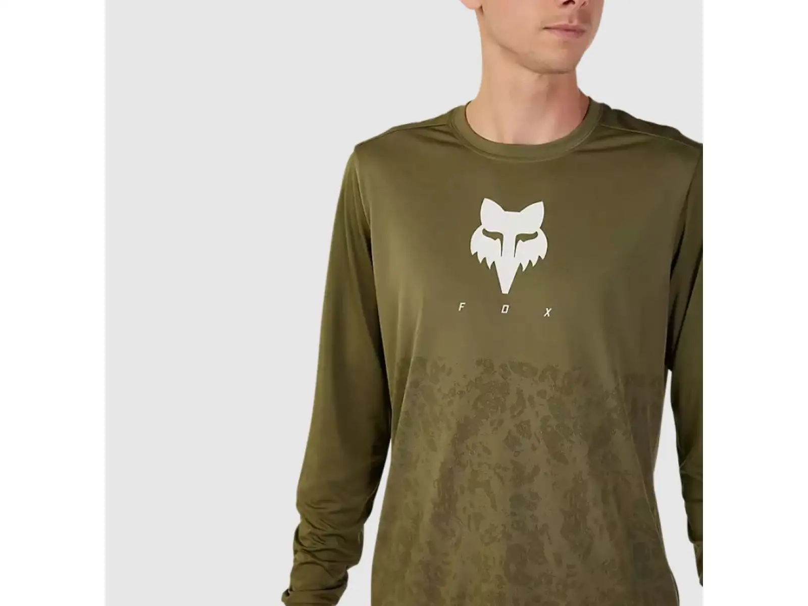 Fox Ranger Tru Dri men's jersey long sleeve Olive Green