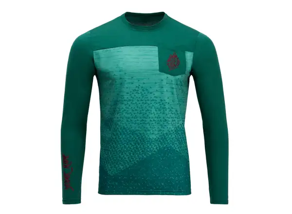Silvini Ello men's jersey long sleeve Olive/Ocean