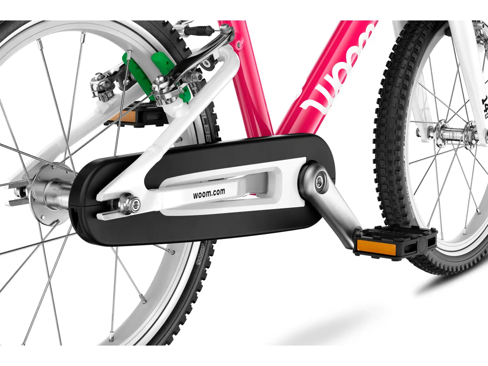 Woom GO 2 children's bike 14" Hot Pink