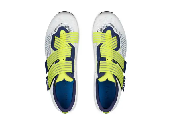 Fizik Vento Powerstrap Aerowave men's road cycling shoes Movi Yellow/White