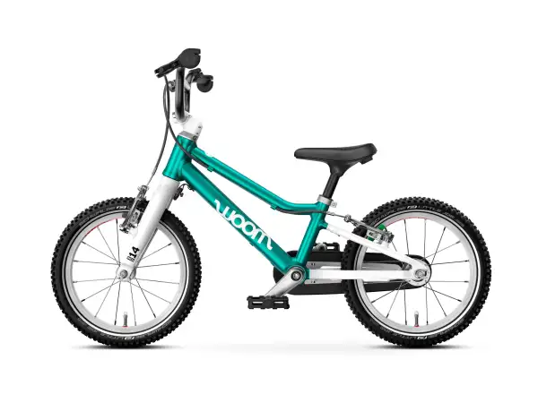 Woom GO 2 children's bike 14" Metallic Turquoise