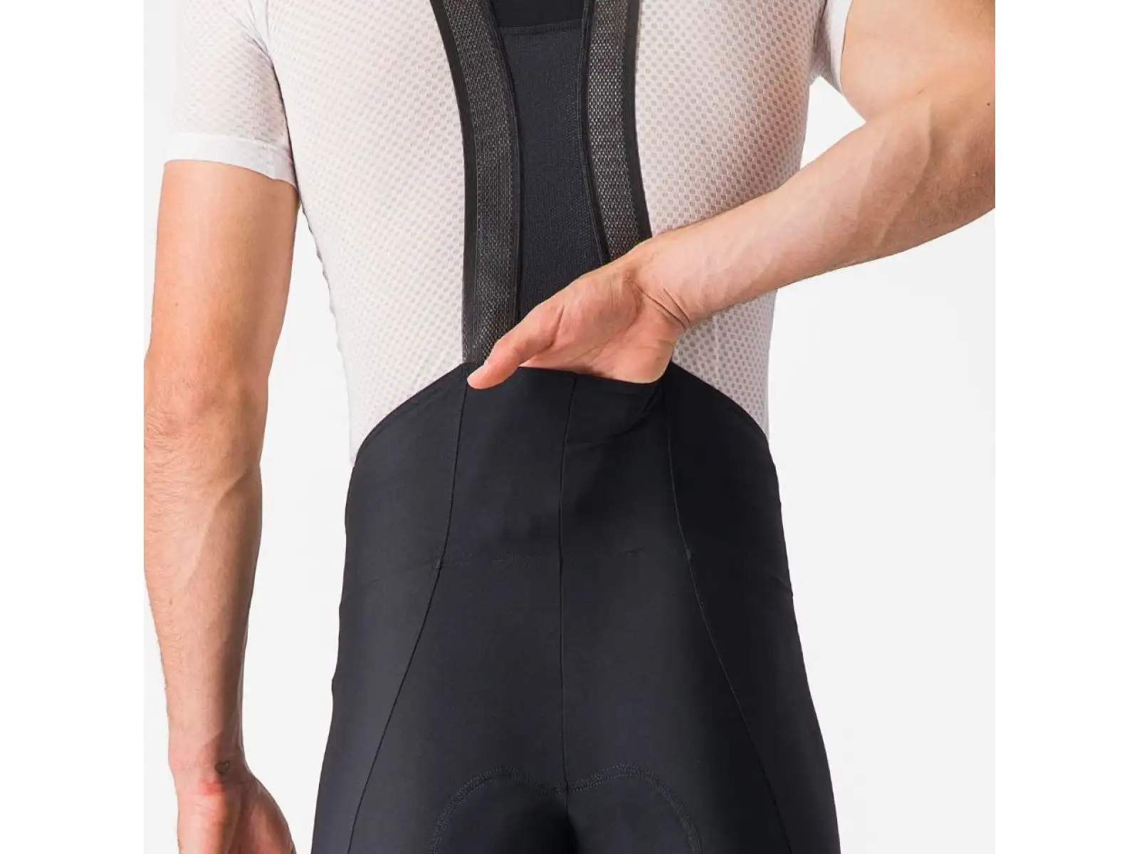 Castelli Espresso 3 men's shorts with chamois and braces Black
