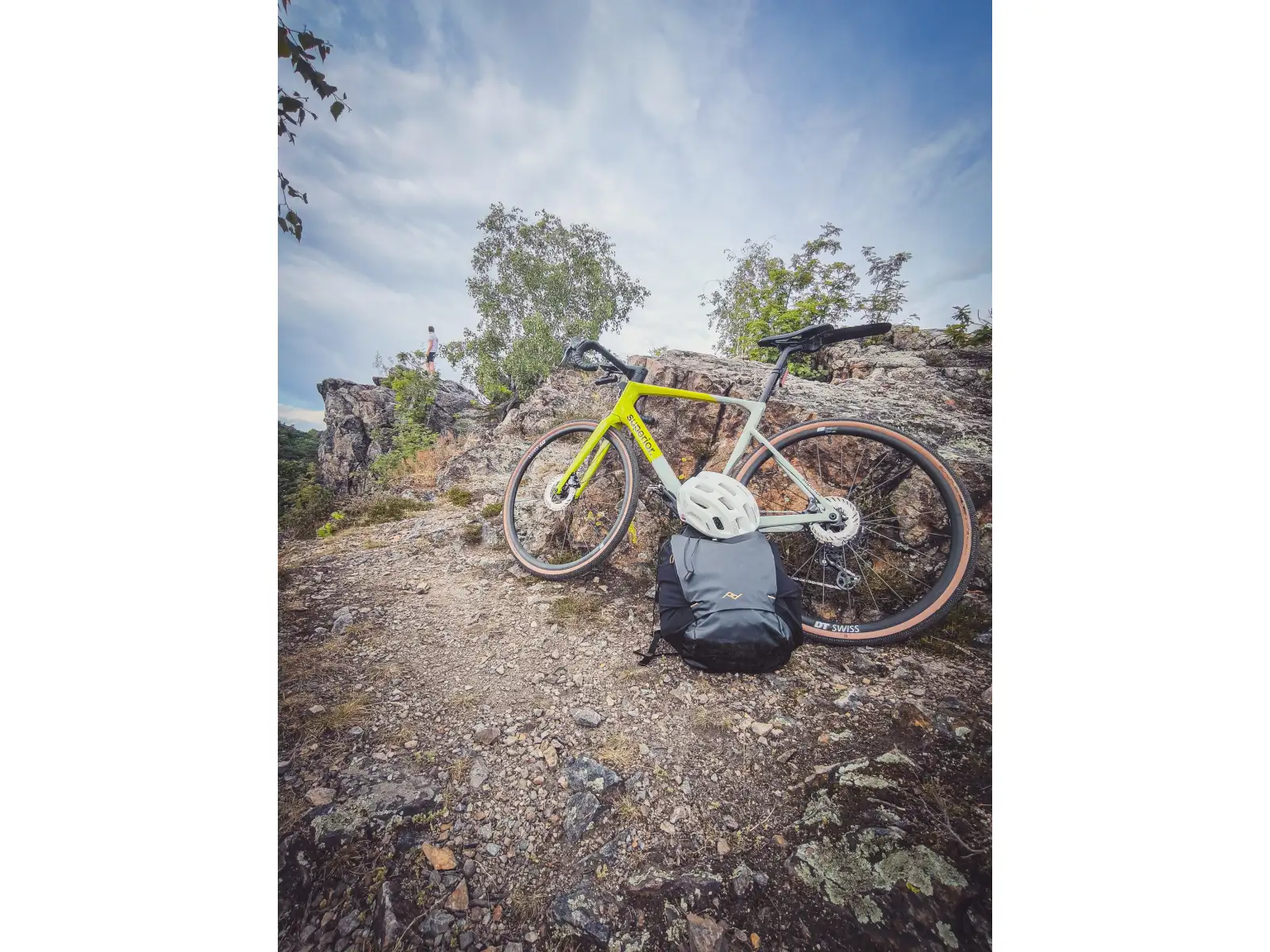 Superior XR 9.7 GR Gloss gravel bike Grey/Racing Yellow