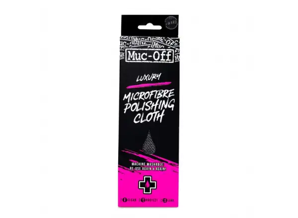 Muc-Off Microfibre Polishing Cloth 40x40 cm grey