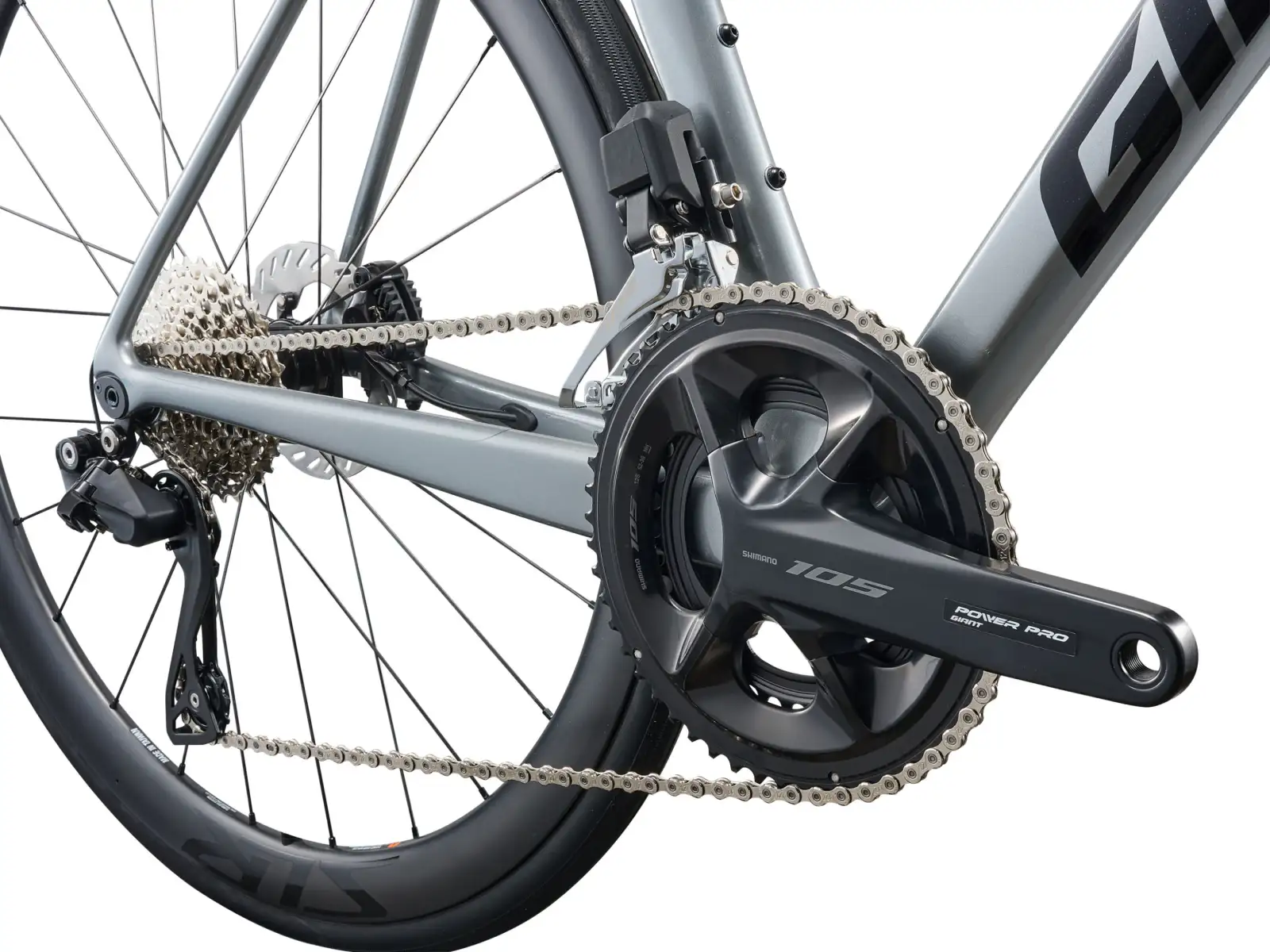 Giant TCR Advanced Pro 1 Di2 road bike Tech Silver