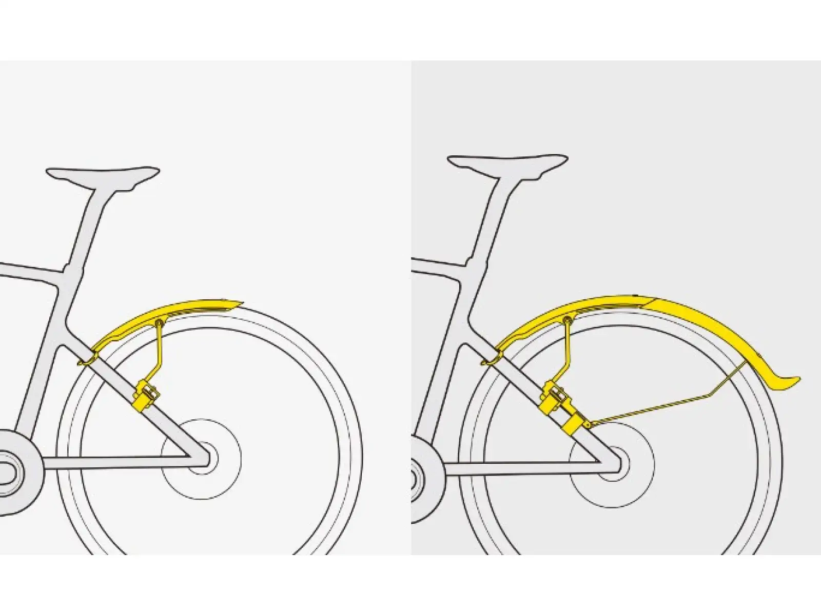 Topeak TetraFender G2 rear gravel mudguard reflective sticker