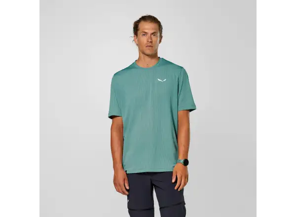 Salewa Pedroc Dry Light men's short sleeve T-shirt Willow