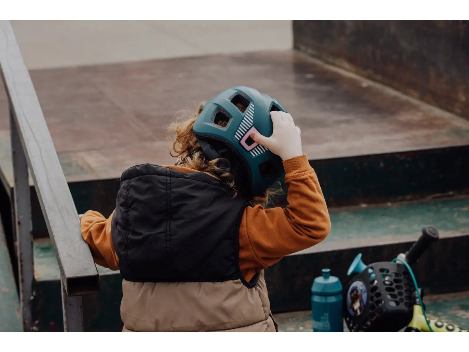 Force Zebu flasher for helmet red