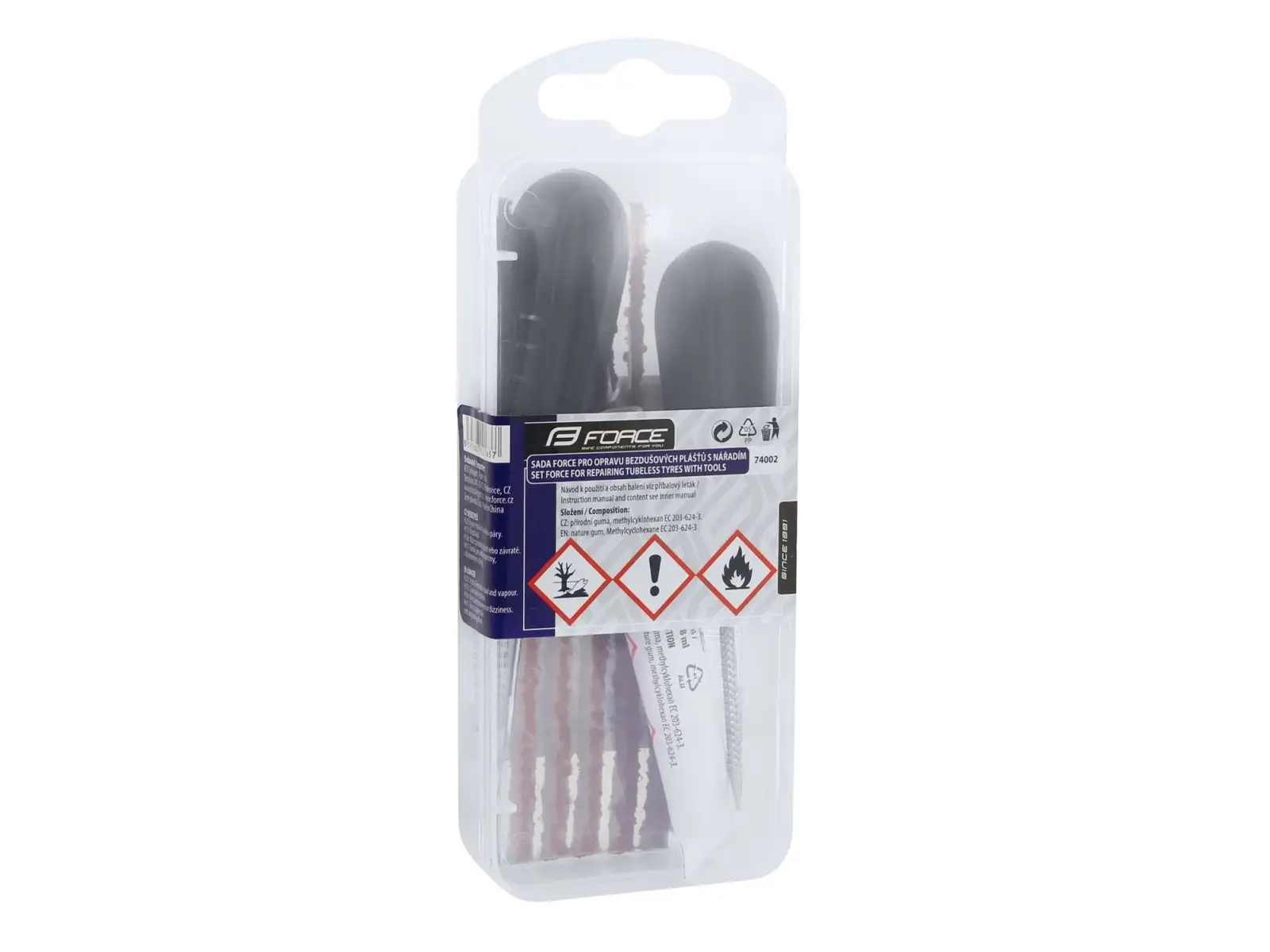 Force tubeless tire repair kit