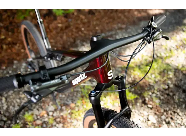 Superior XF 9.6 Team full suspension bike Gloss Carbon/Red Carbon