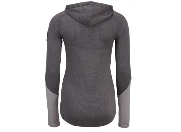 Silvini Merate women's long sleeve shirt Charcoal/Cloud