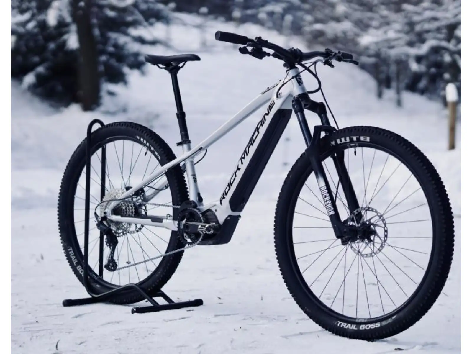 Rock Machine Blizz e60-29 Gloss Silver/Black mountain e-bike