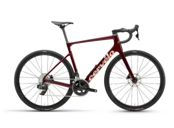 Cervélo Caledonia 5 Rival AXS road bike Carmine