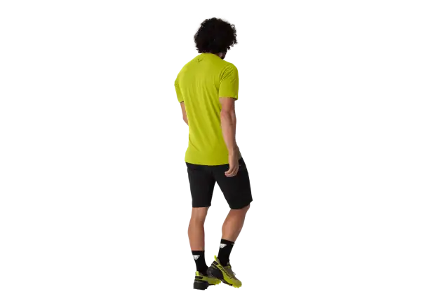 Dynafit Transalper Graphic men's short sleeve T-shirt Golden Lime