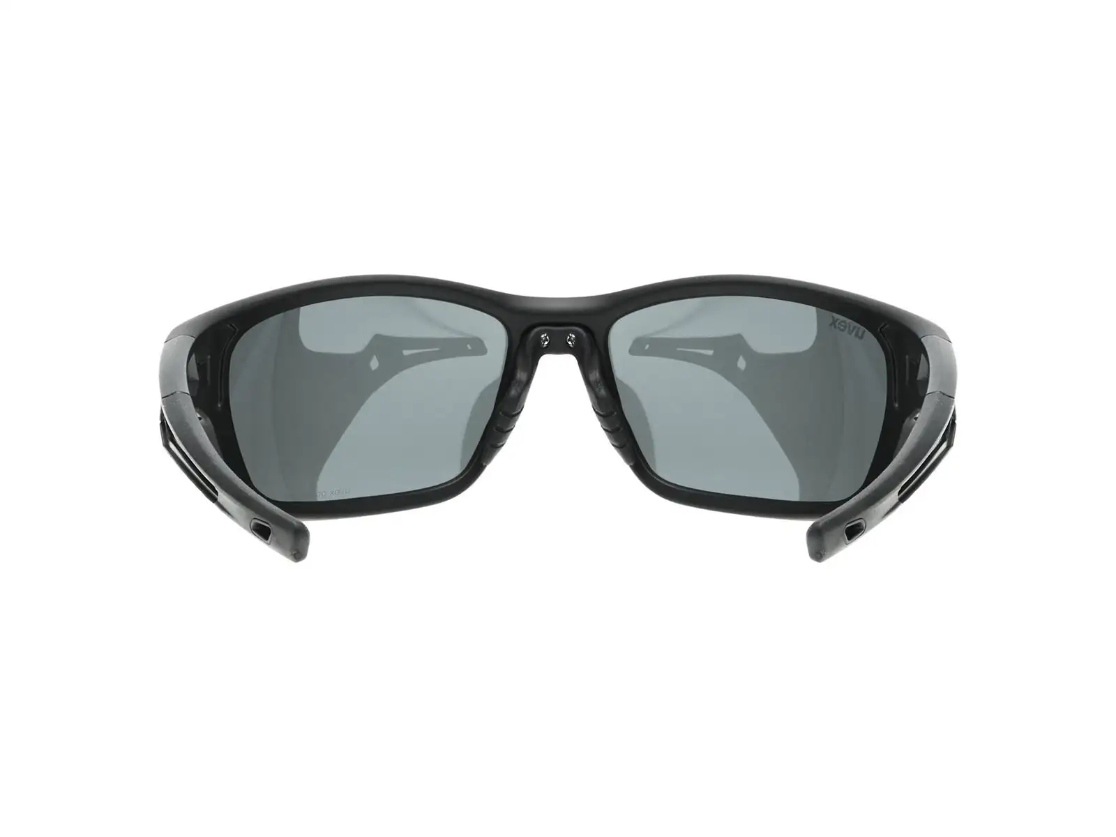 Uvex Sportstyle 232 P glasses Black Mat Red/Polavision Mirror Silver