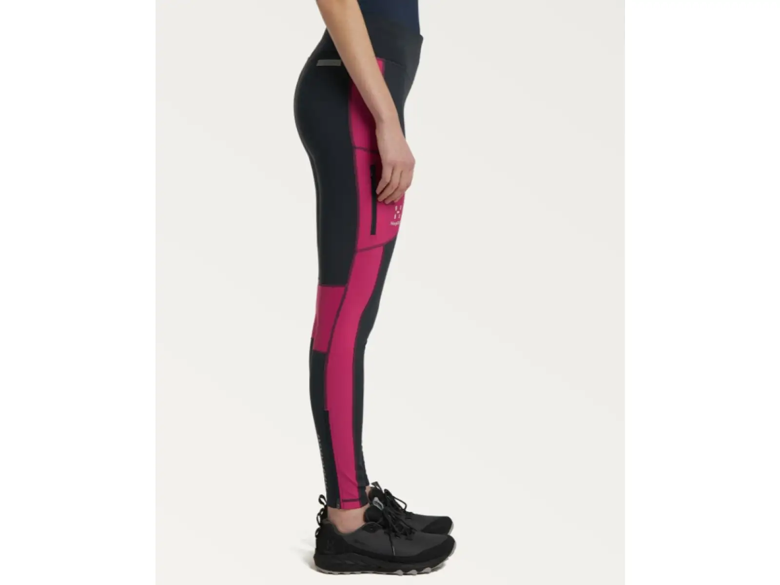 Haglöfs L.I.M Winter women's stretch pants dark grey/pink