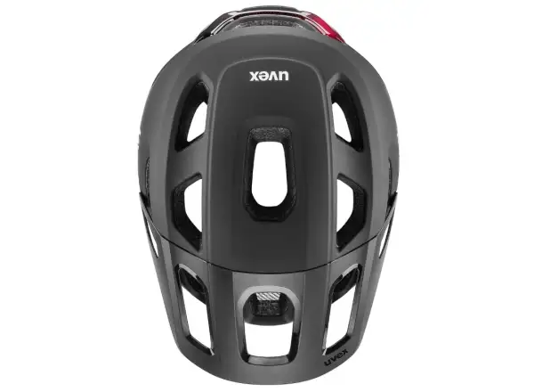 Uvex React MIPS MTB helmet Black/Ruby Red Matt
