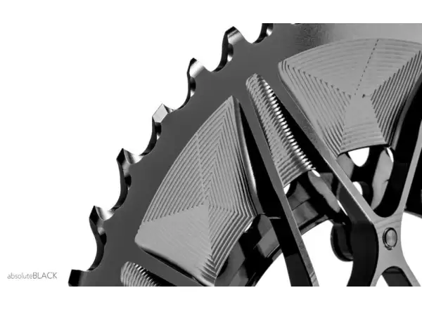 Absolute Black Cannondale Road Oval 50-34T chainring