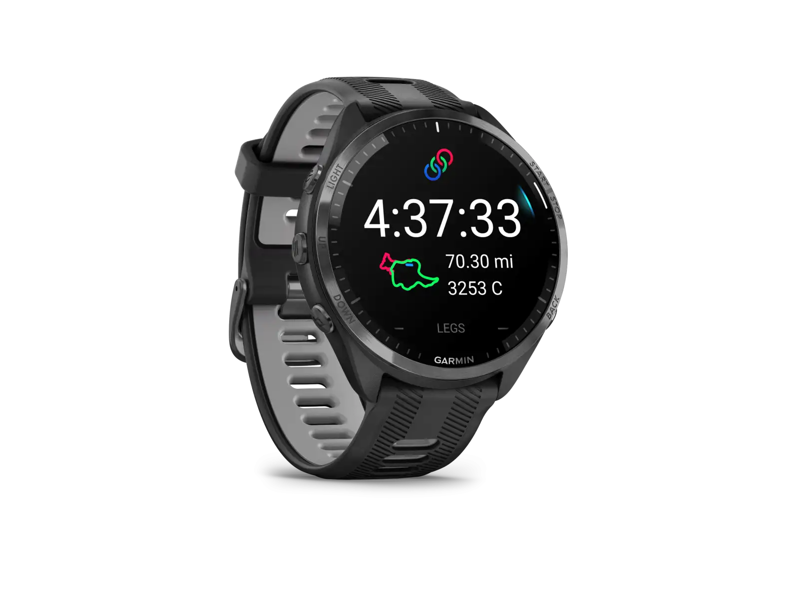 Garmin Forerunner 965 smart watch Carbon Grey Titanium DLC/Black