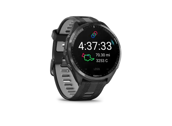 Garmin Forerunner 965 smart watch Carbon Grey Titanium DLC/Black