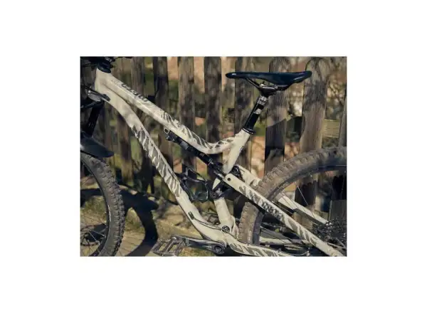 All Mountain Style frame protection stickers Full Zebra Grey
