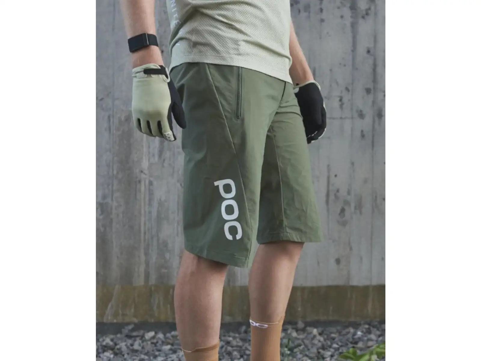 POC Essential Enduro men's enduro shorts Epidote Green