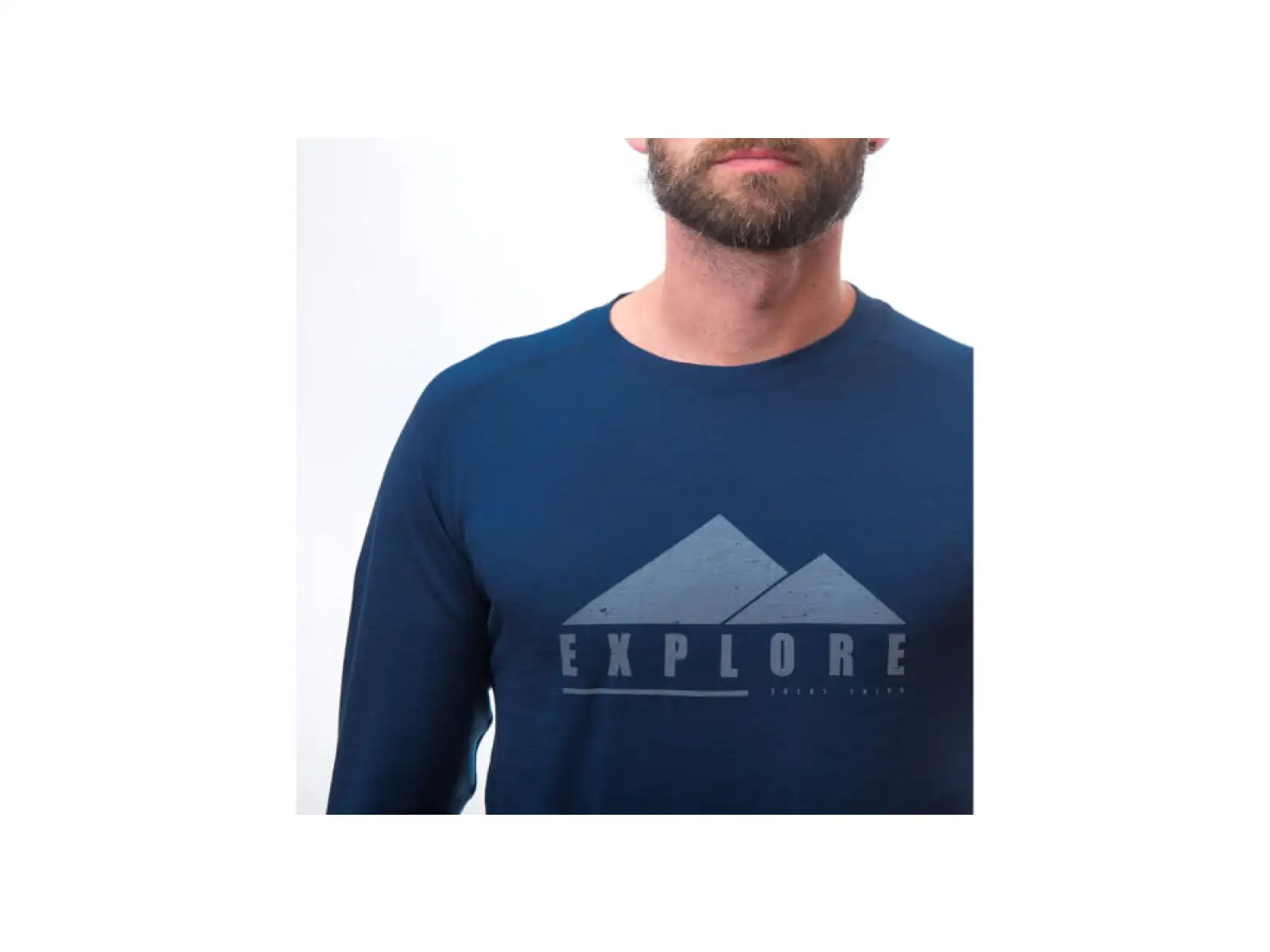 Sensor Merino Air PT Explore men's long sleeve shirt dark blue