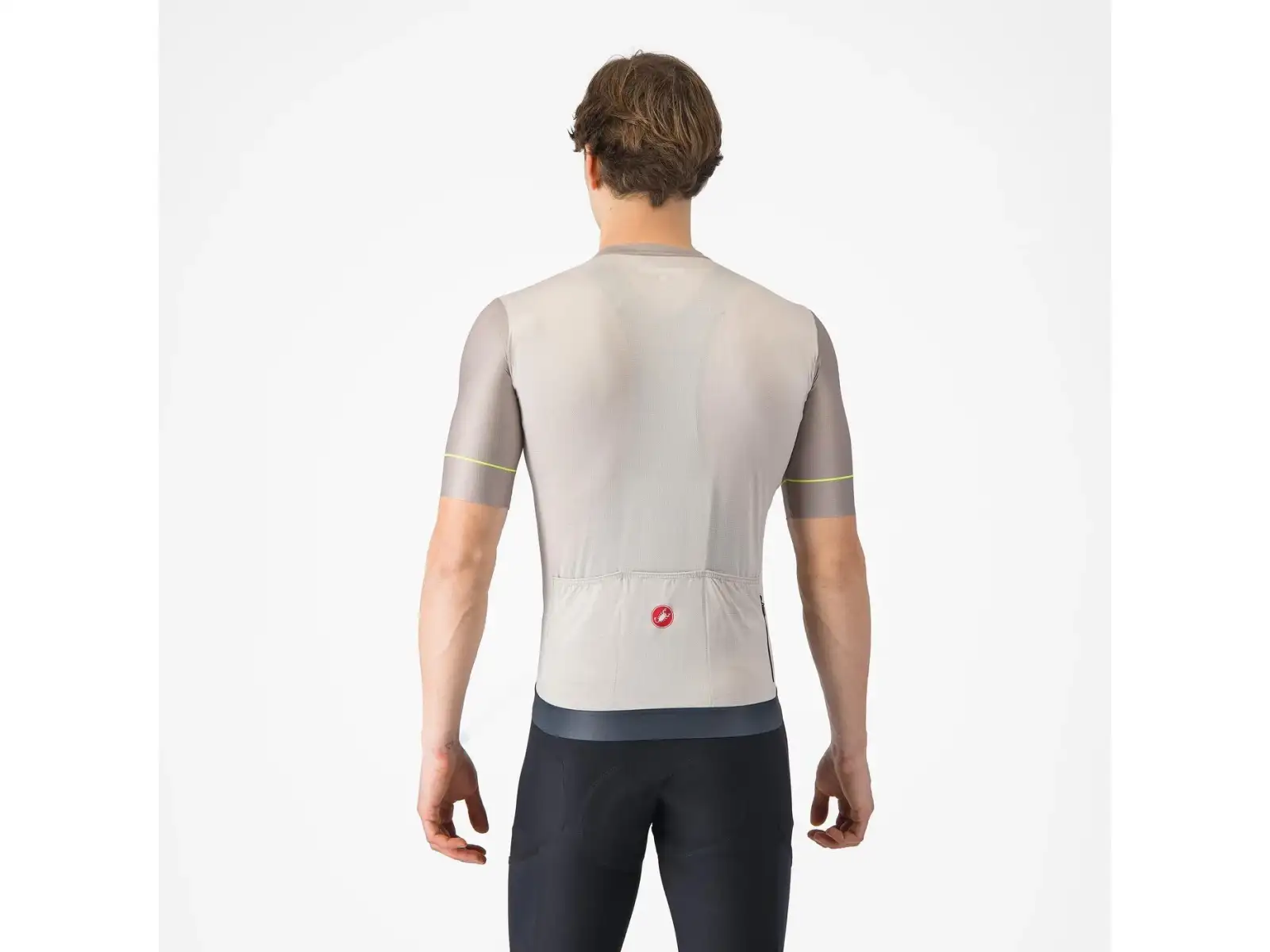 Castelli Unlimited Endurance 2 men's jersey short sleeve Silver Moon/Dark Silver Moon