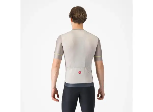 Castelli Unlimited Endurance 2 men's jersey short sleeve Silver Moon/Dark Silver Moon