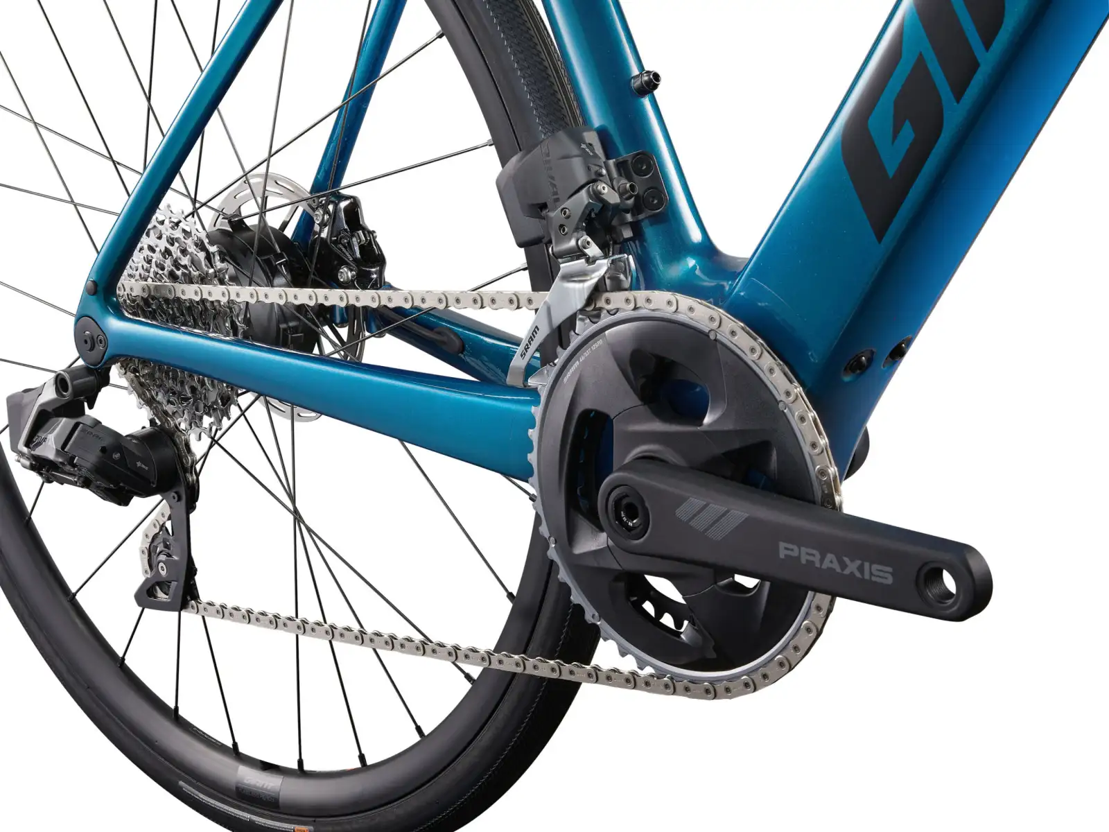Gaint Defy Advanced E+ Elite 2 road e-bike Sea Sparkle