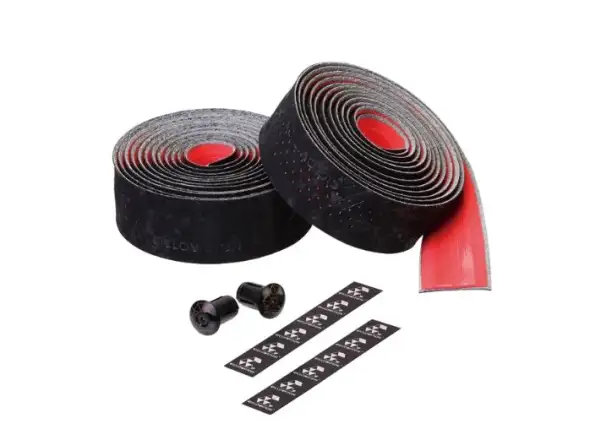 Ciclovation Advanced Velvet Touch handlebar tape black/red